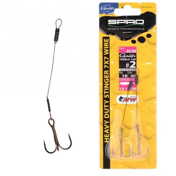 Spro Heavy Duty Stinger 7x7 AFW Treble 13B #2 - 8cm