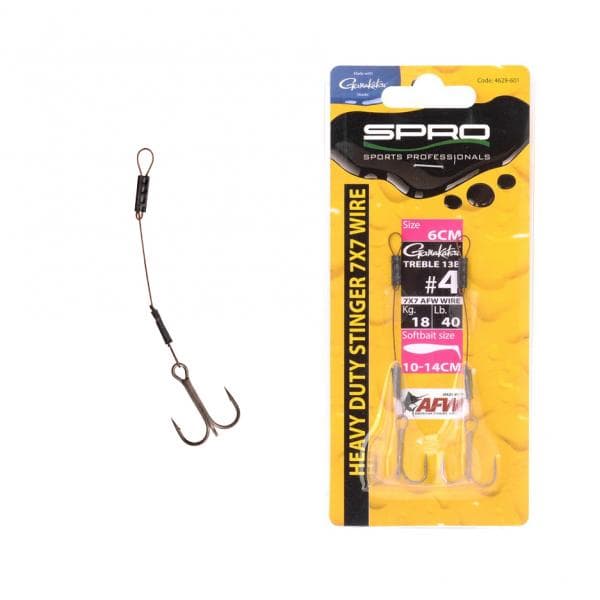 Spro Heavy Duty Stinger 7x7 AFW Treble 13B #4 - 6cm