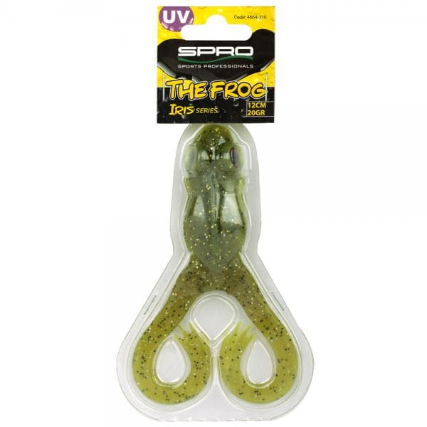 Spro Iris The Frog 120 Brown Chartreuse - foto 2