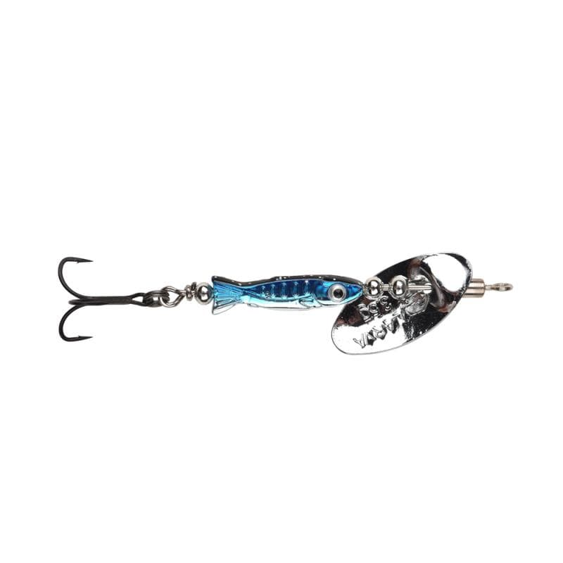 Spro Larva Inline Spinner Minnow 3.5g Chrome Blue
