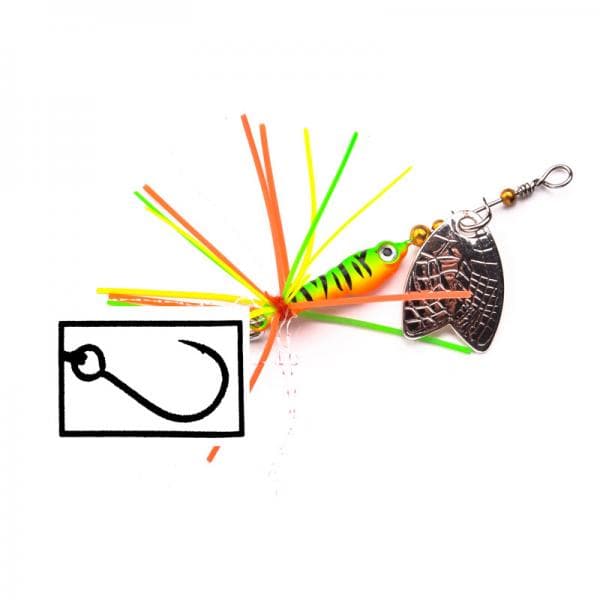 Spro Larva Mayfly Micro Spinner Firetiger 5cm 4g SH