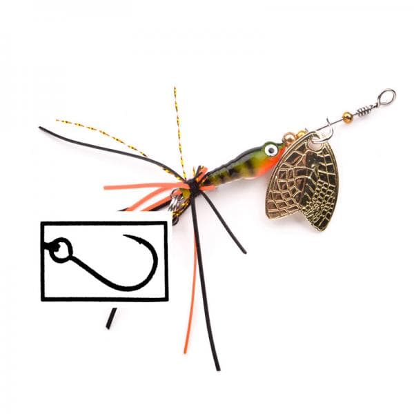 Spro Larva Mayfly Micro Spinner Perch 5cm 4g SH