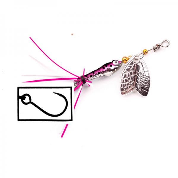 Spro Larva Mayfly Micro Spinner Rainbow Trout 5cm 4g SH