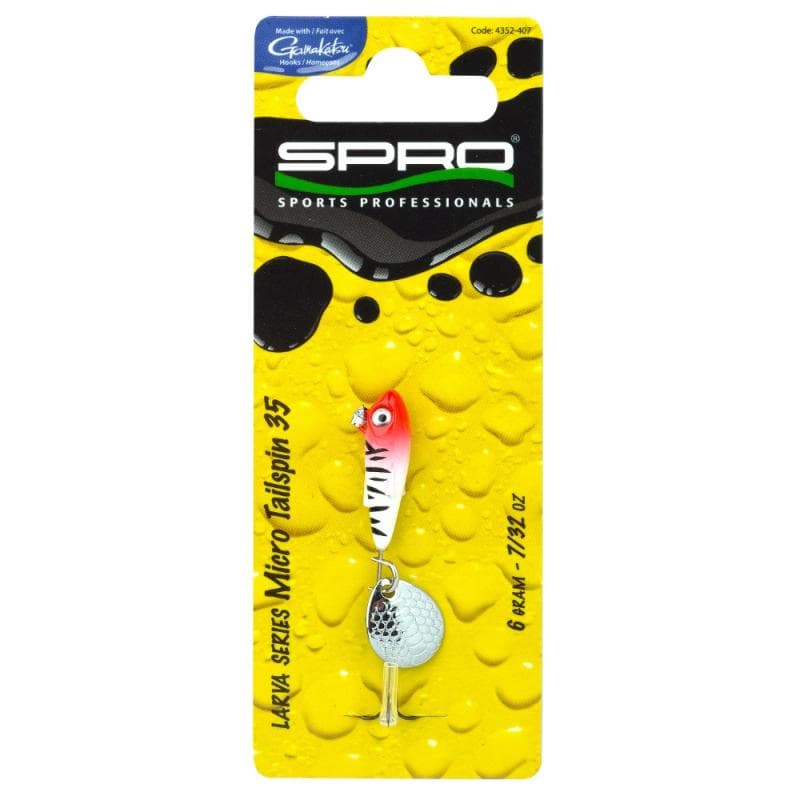 Spro Larva Micro Tailspin 35 Red Head - foto 2