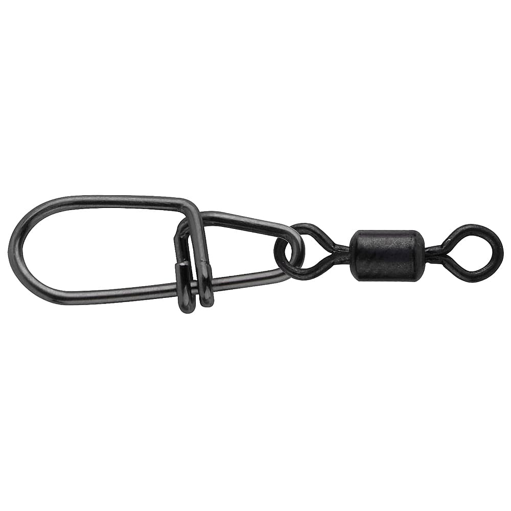 Spro Matt Black Secure Snap Rolling Swivel Size 2+7/22kg