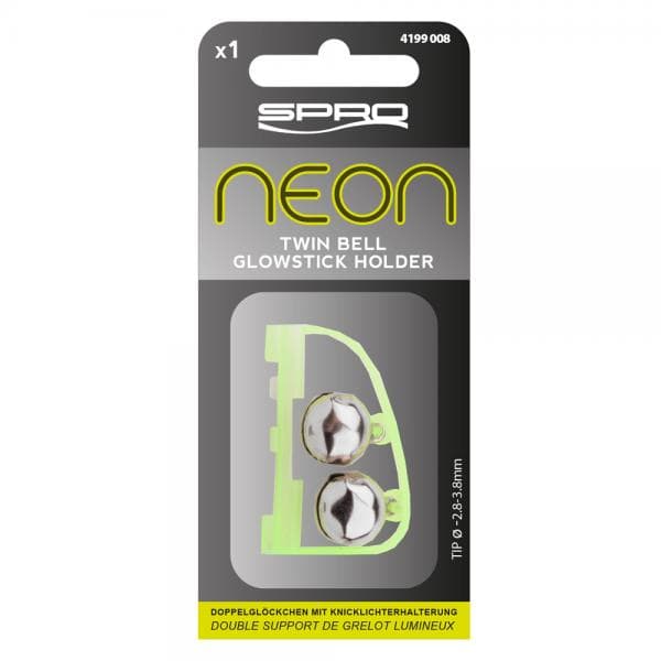 Spro Neon Twin Bell Glowstick Holder Tip 2.8-3.8mm - foto 2