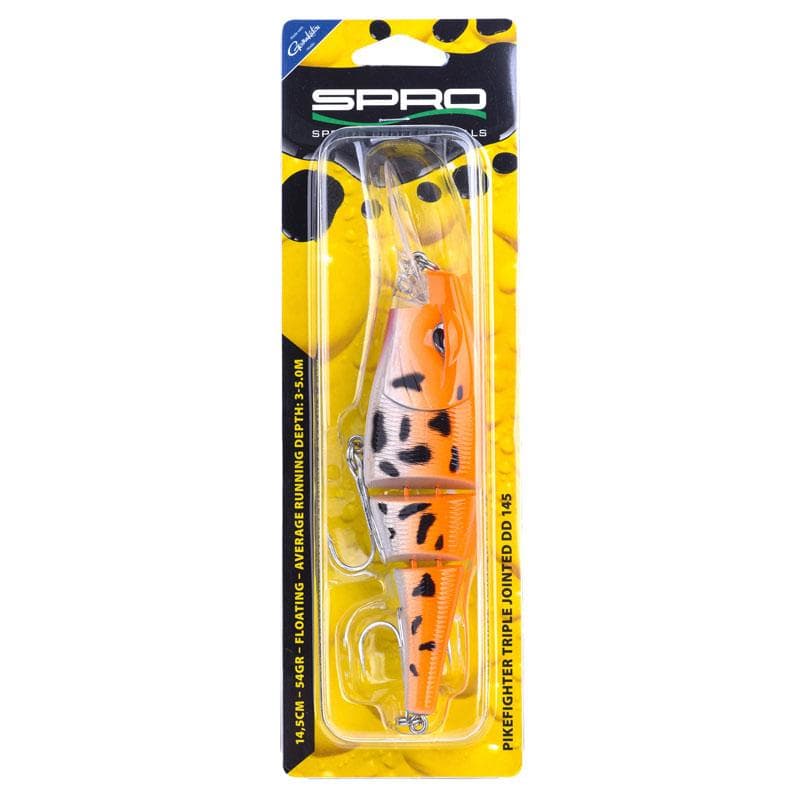 Spro Pikefighter Triple Jointed 145DD UV Orange Koi - foto 3