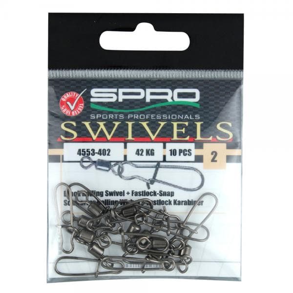 Spro Rolling Swivel + Fast Lock Snap Size 2