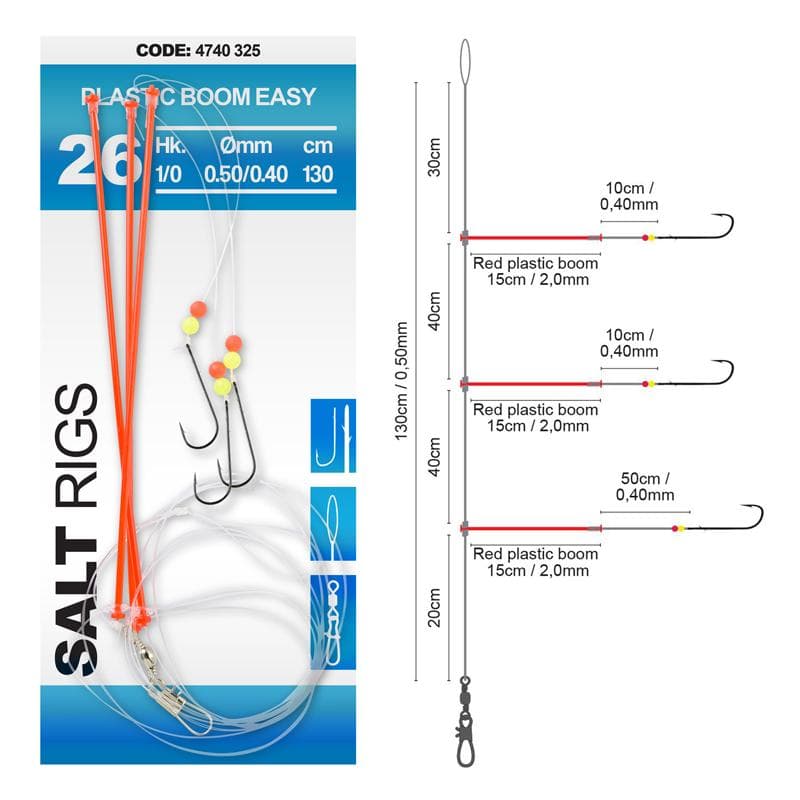 Spro Salt Rig #26 130cm Plastic Boom Easy 1 - foto 2