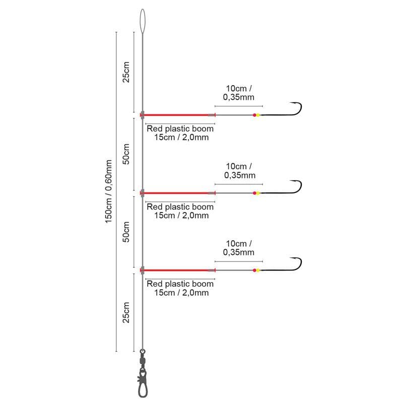 Spro Salt Rig #27 150cm Plastic Boom 1 - foto 2
