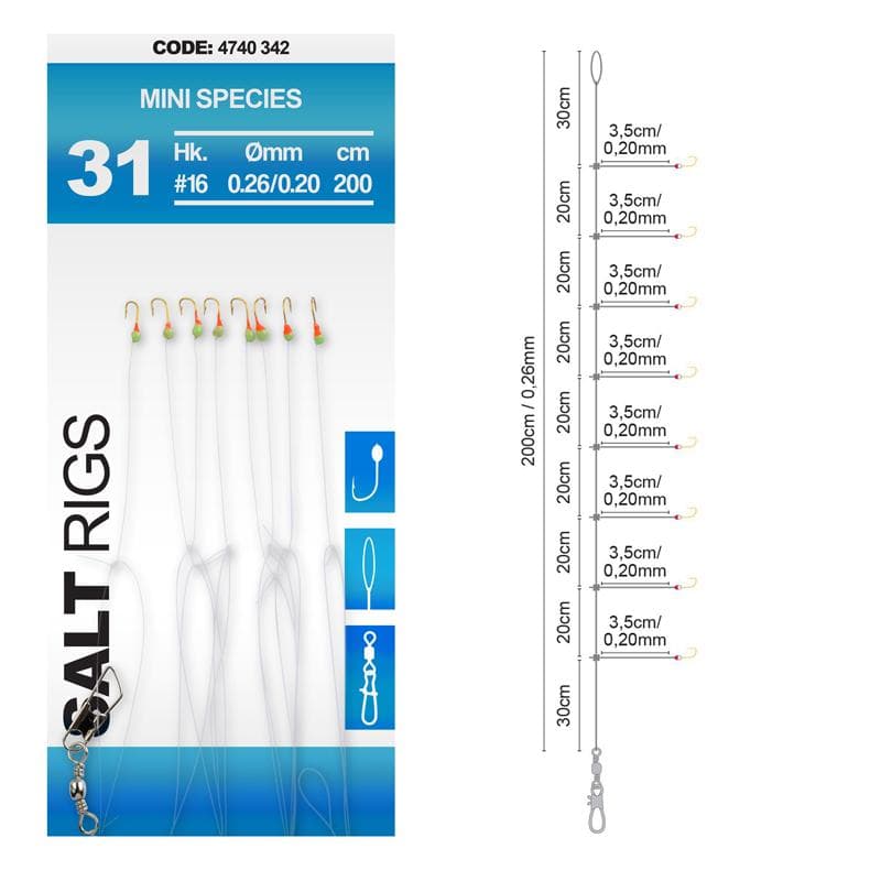 Spro Salt Rig #31 200cm Mini Species - foto 2