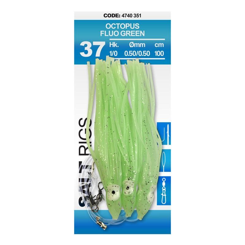 Spro Salt Rig #37 100cm Octopus 3/0 Blue White - foto 2