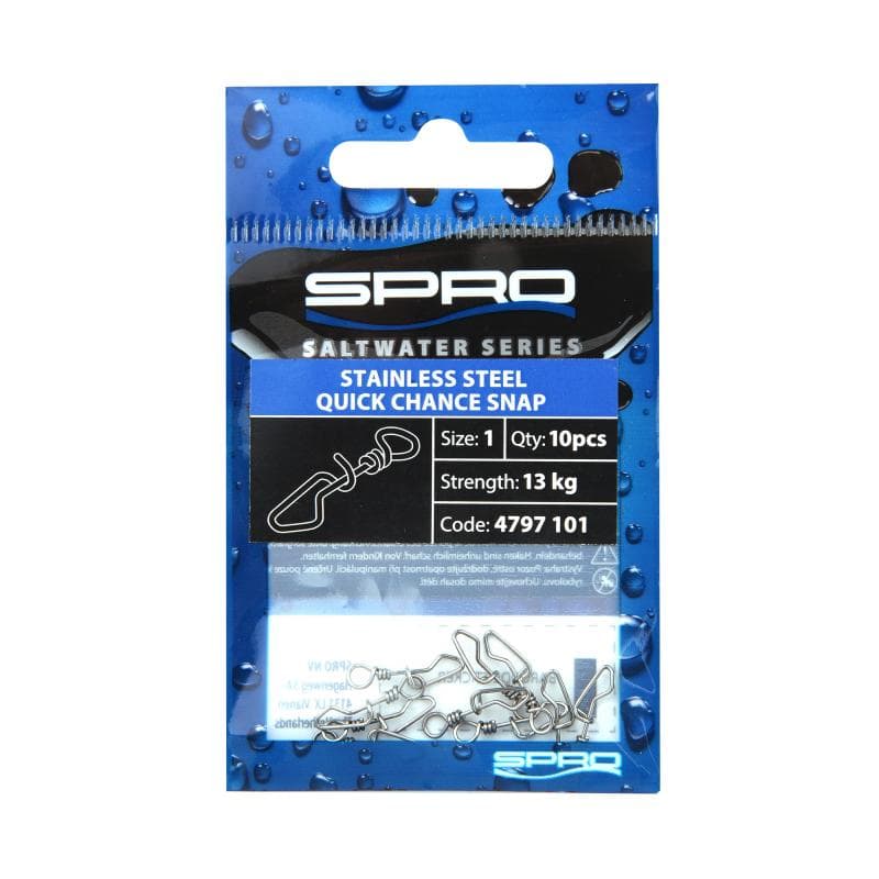 Spro Salt! Stainless Steel Quick Change Snap #1