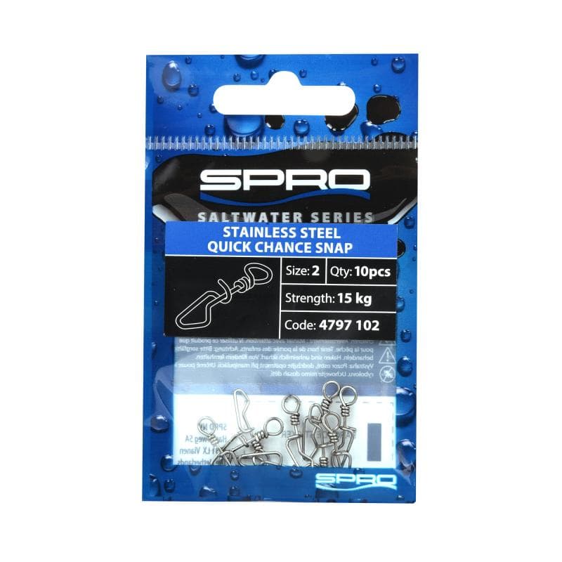 Spro Salt! Stainless Steel Quick Change Snap #2