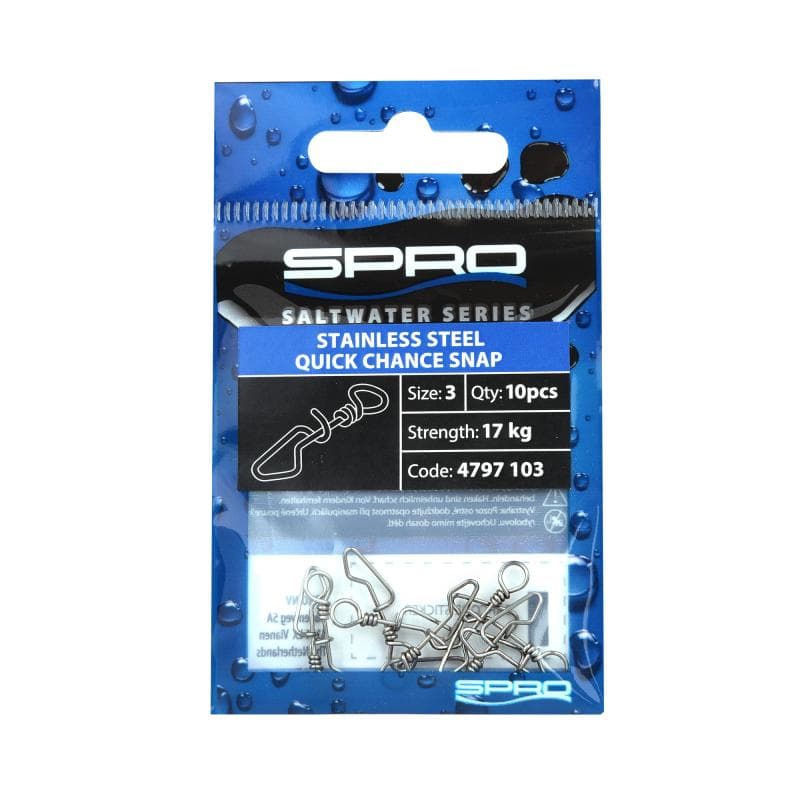 Spro Salt! Stainless Steel Quick Change Snap #3