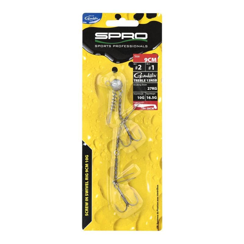 Spro Screw In Swivel Rig 9cm 7g Haak 2-1 - foto 3