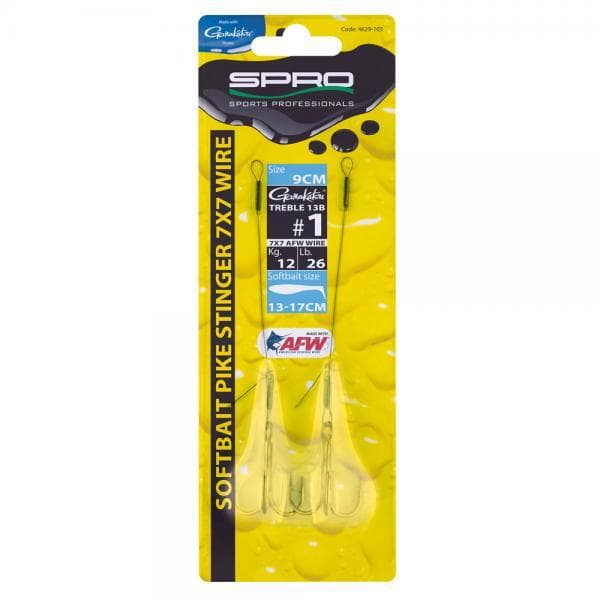 Spro Softbait Pike Stingers 7x7 Size 2 - 10cm - foto 2