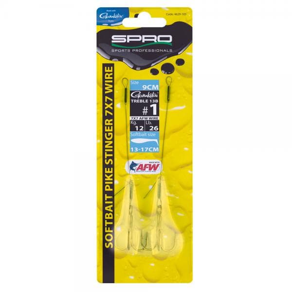 Spro Softbait Pike Stingers 7x7 Size 2 - 8cm - foto 2