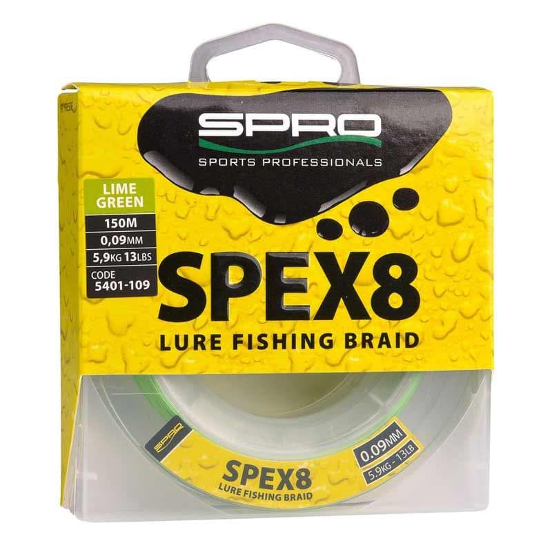 Spro Spex8 Braid Lime Green 150m 0.24mm 15.9kg