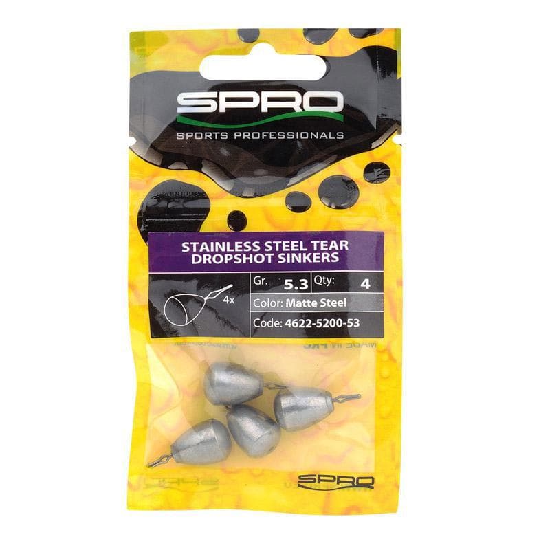 Spro Stainless Steel Tear Dropshot Sinkers 5.3g - foto 2