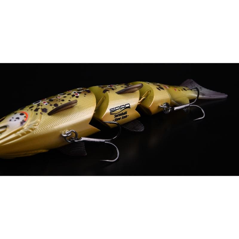 Spro Swimbait 8'' UV Slow Sinking Brown Trout - foto 4