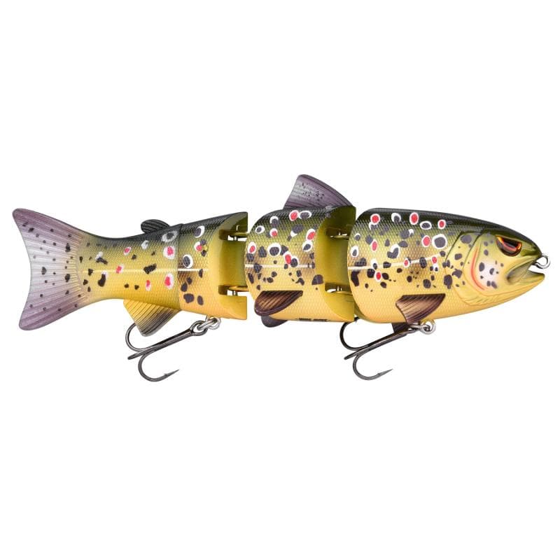 Spro Swimbait 8'' UV Slow Sinking Brown Trout