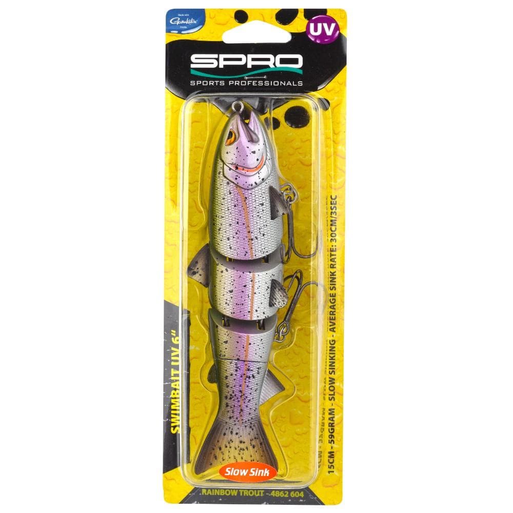 Spro Swimbait BBZ-1 6'' UV Slow Sinking Rainbow Trout - foto 2