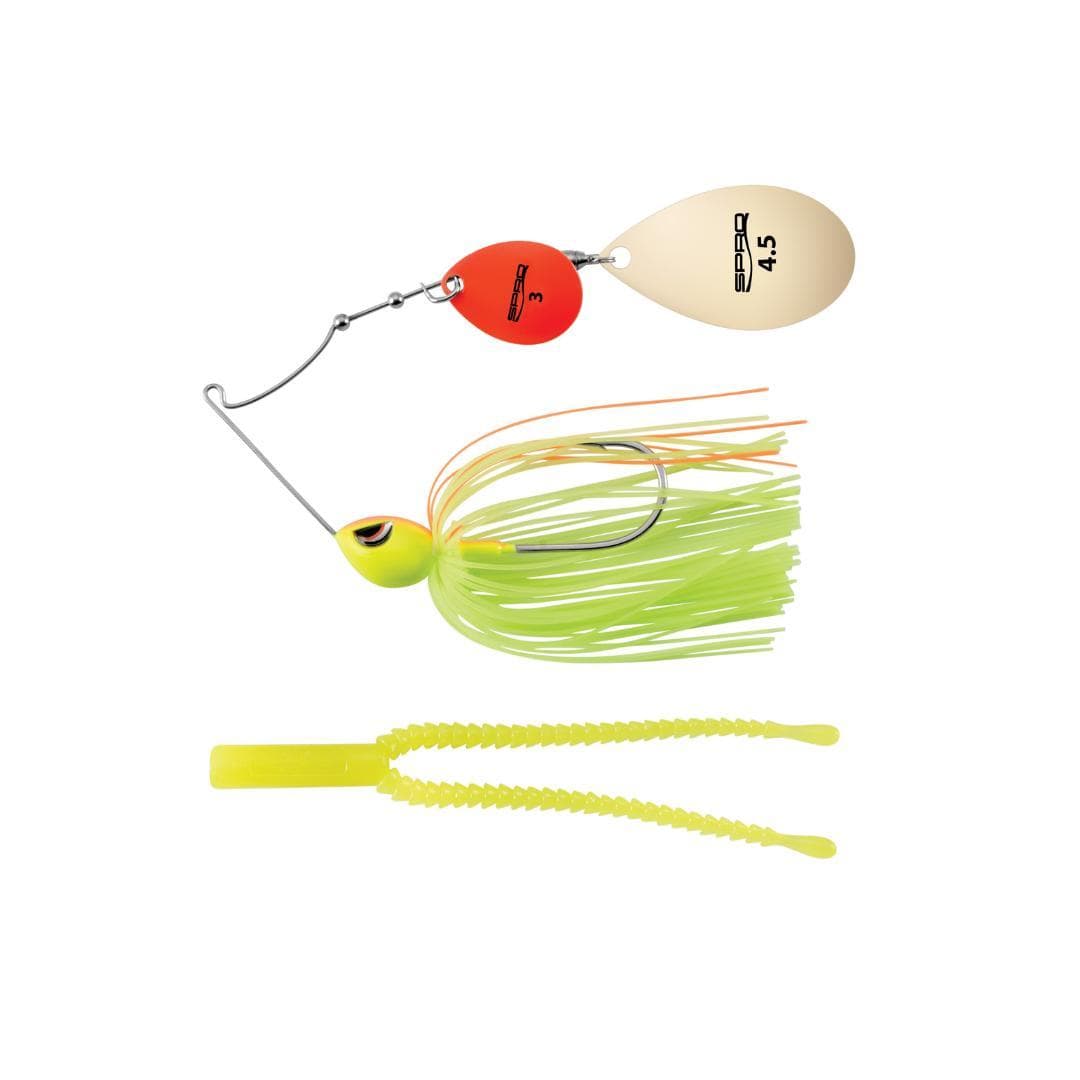 Spro Thumper Spinnerbait 1/2oz 14g Chartreuse/Orange/Orange