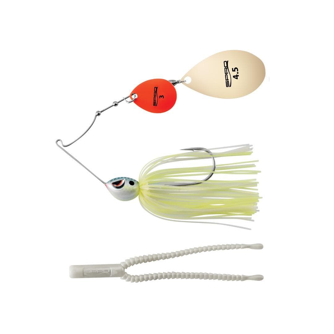 Spro Thumper Spinnerbait 3/8oz 10.5g Chartreuse/White/Red