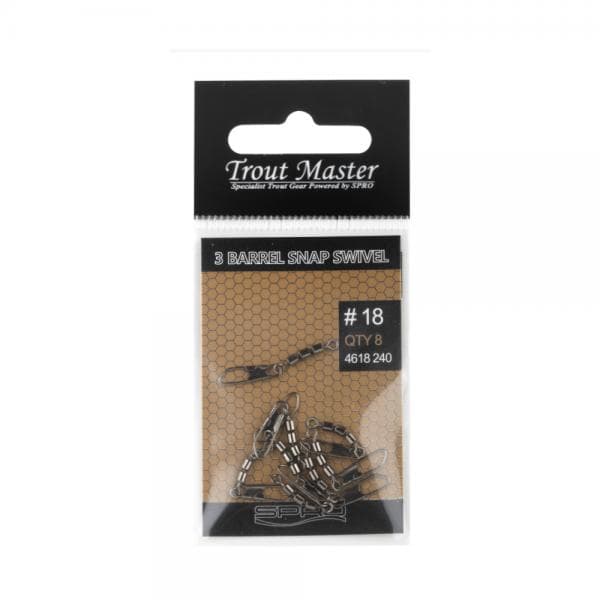 Spro Trout Master 3 Barrel Snap Swivel Size 16 - foto 2