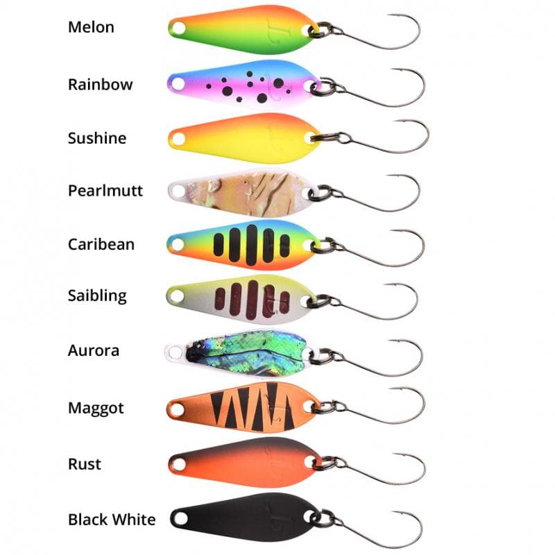 Spro Trout Master ATS Spoon 2.1g Black White - foto 2