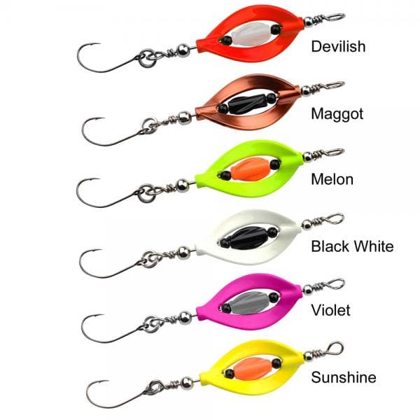 Spro Trout Master Incy Double Spin Spoon 3.3g Maggot - foto 2