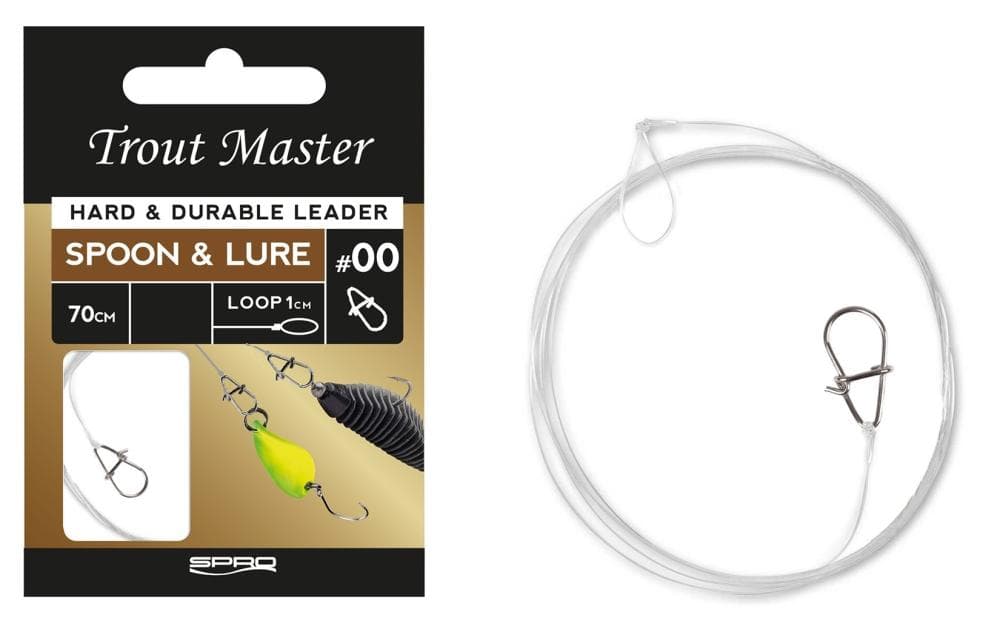 Spro Trout Master Spoon & Lure Leader 70cm 0.23mm - #0