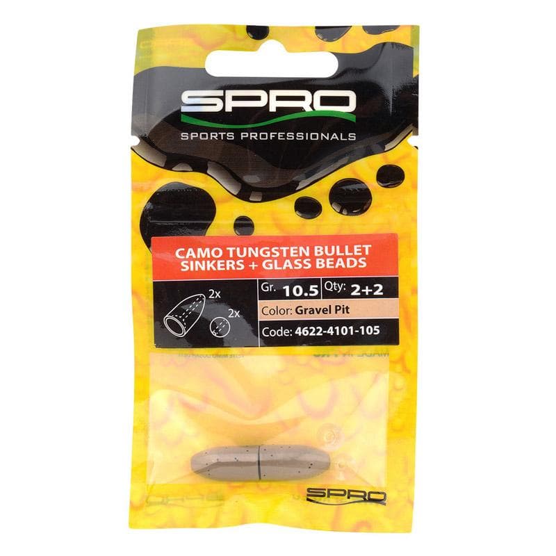 Spro Tungsten Camo Bullet Sinkers Gravel Pit 7g - foto 2