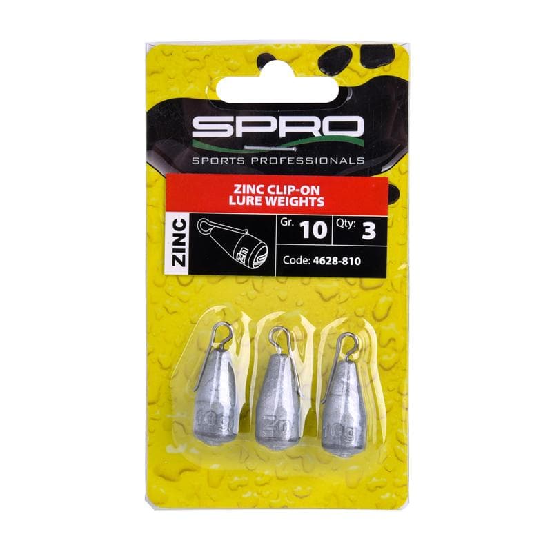 Spro Zinc Clip-On Lure Weights 3 stuks 10g - foto 2