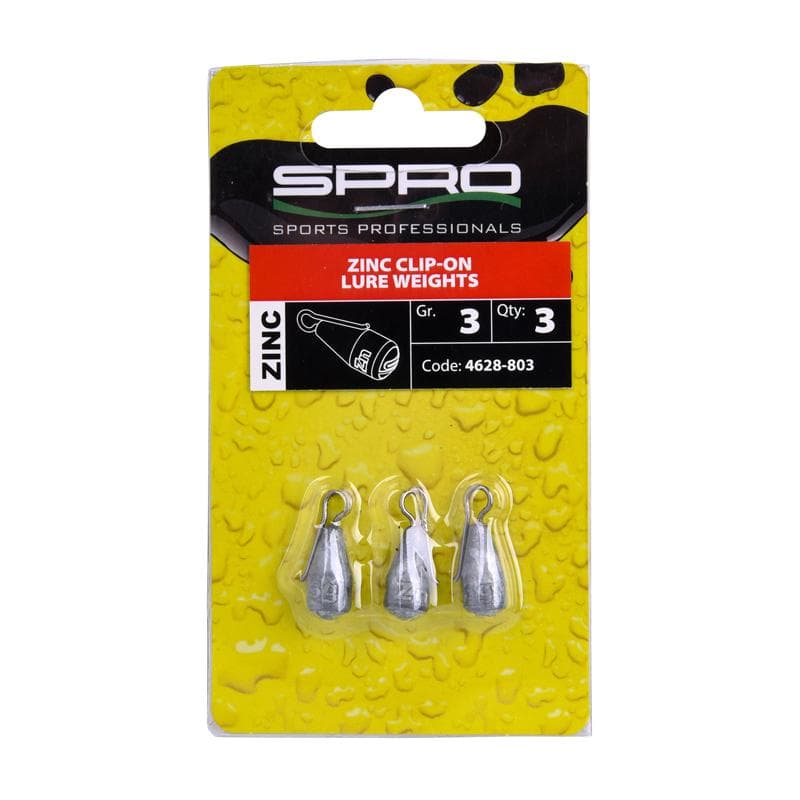 Spro Zinc Clip-On Lure Weights 3 stuks 3g - foto 2