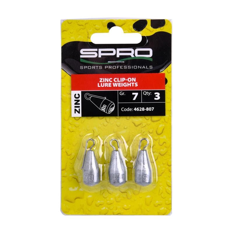 Spro Zinc Clip-On Lure Weights 3 stuks 7g - foto 2