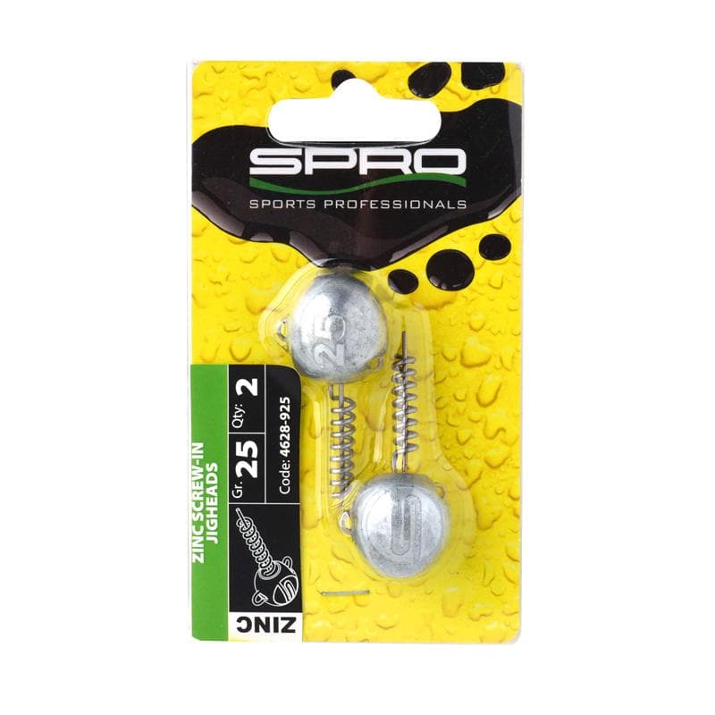 Spro Zinc Screw-In Jigheads 2 stuks 25g - foto 3