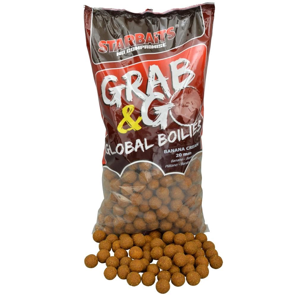 Starbaits Grab & Go Boilies Banana Cream 24mm