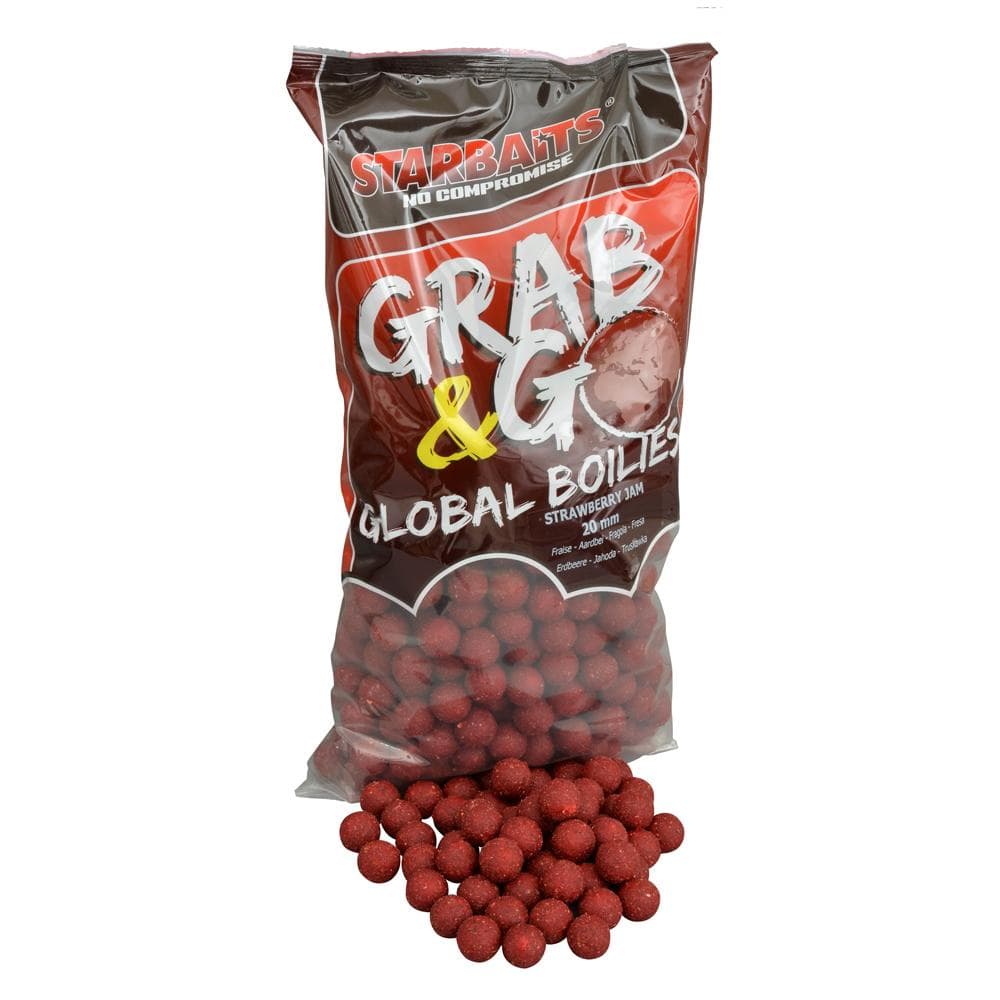 Starbaits Grab & Go Boilies Strawberry Jam 24mm