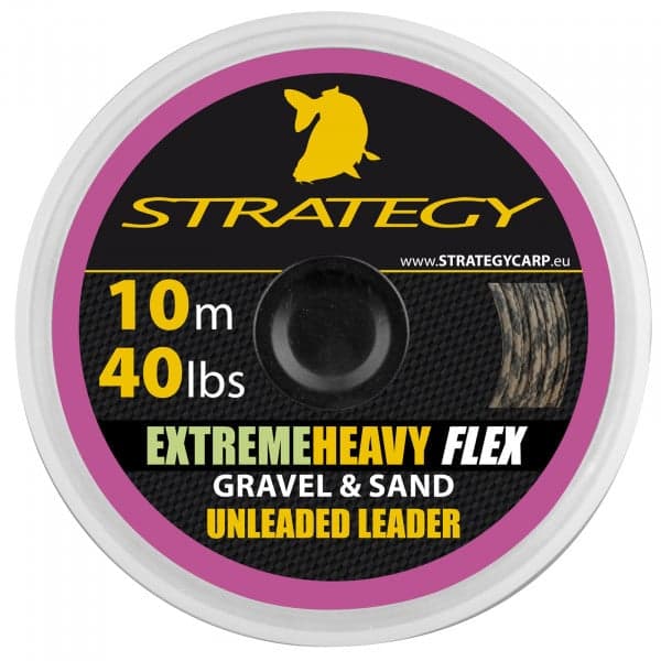 Strategy Extreme Heavy Flex Gravel & Sand 10 m 40 lbs Unleaded Leader