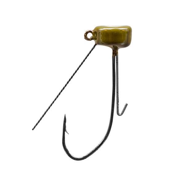 Strike King Tour Grade Ned Rig Weedless Head Green Pumpkin 1.8g
