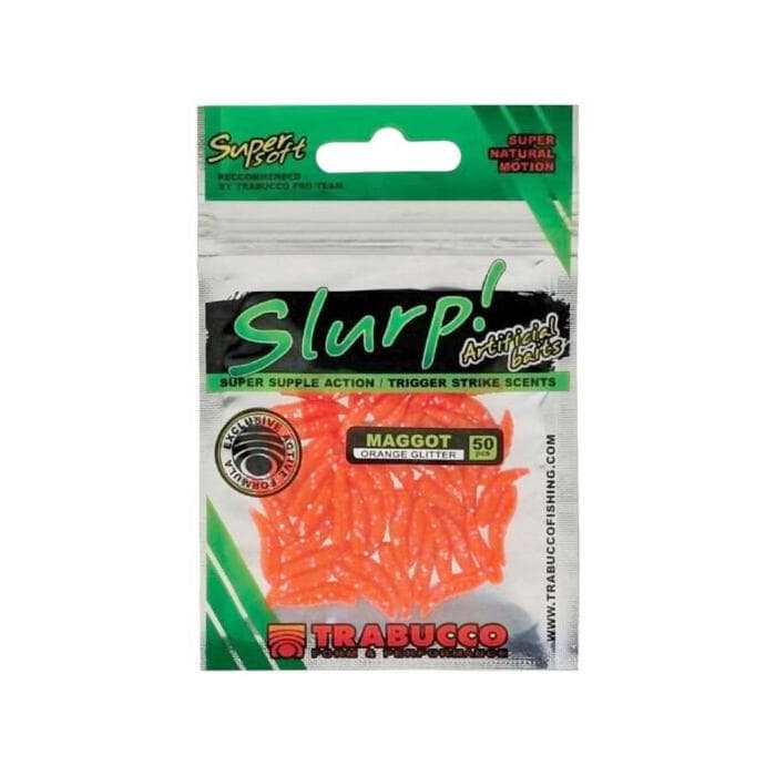 Trabucco Slurp Maggot Orange Glitter