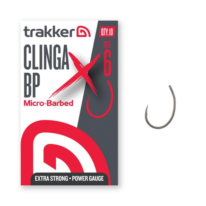 Trakker Clinga BP XS Hooks Size 6 Barbed