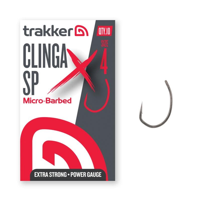 Trakker Clinga SP XS Hooks Size 4 Barbed
