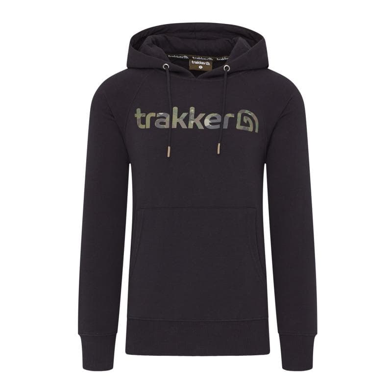 Trakker CR Logo Hoody Black Camo Medium