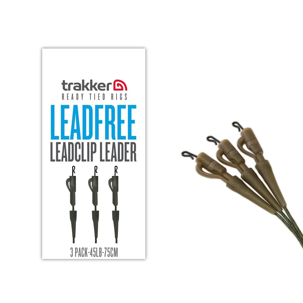 Trakker Leadfree Leadclip Leader 45lb 75cm