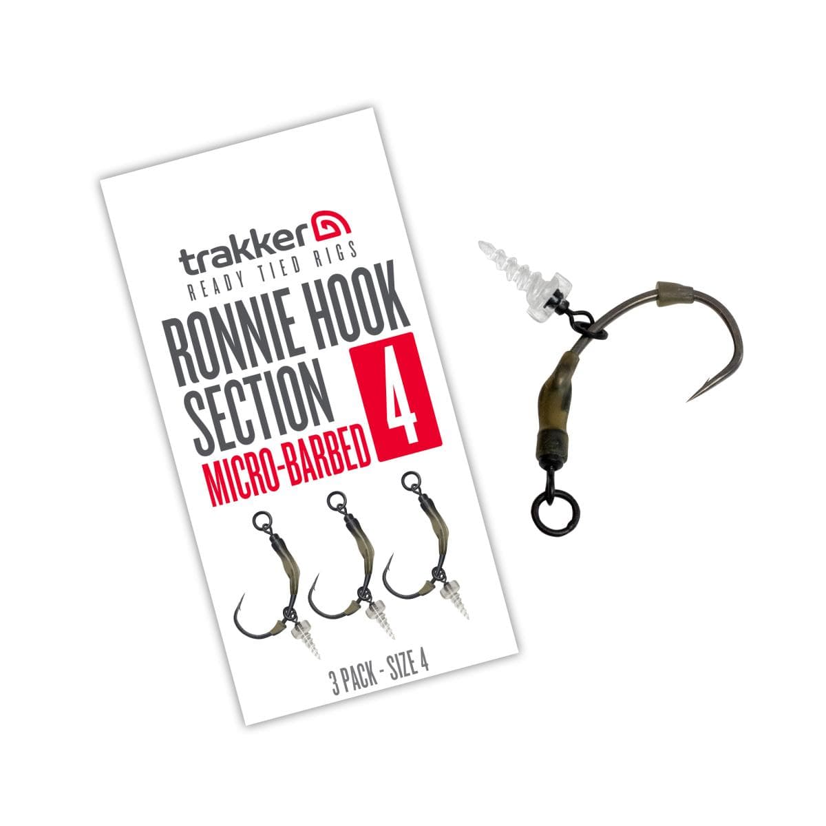 Trakker Ronnie Hook Section Barbed Size 8
