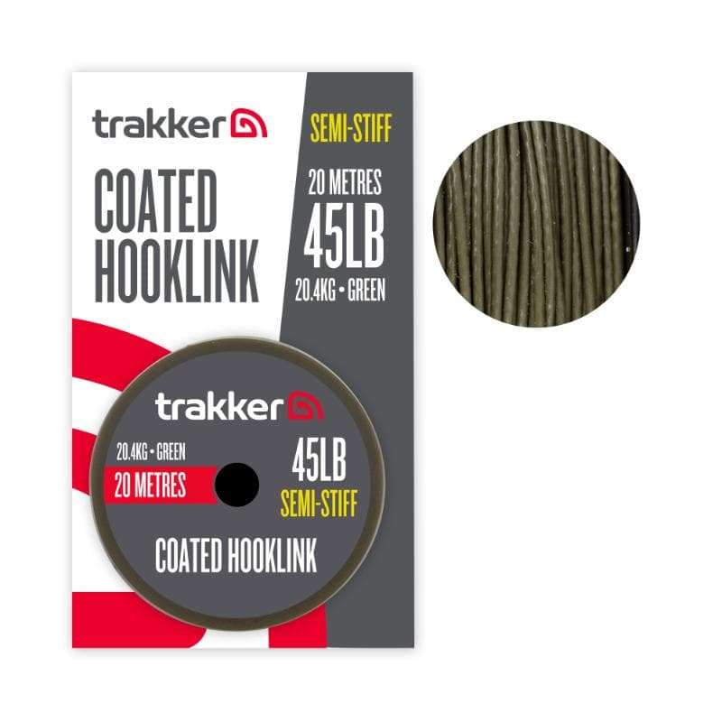 Trakker Semi Stiff Coated Hooklink 45lb 20.4kg 20m