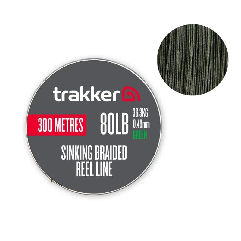 Trakker Sinking Braid Reel Line 80lb 36.3kg 0.49mm 300m - foto 2